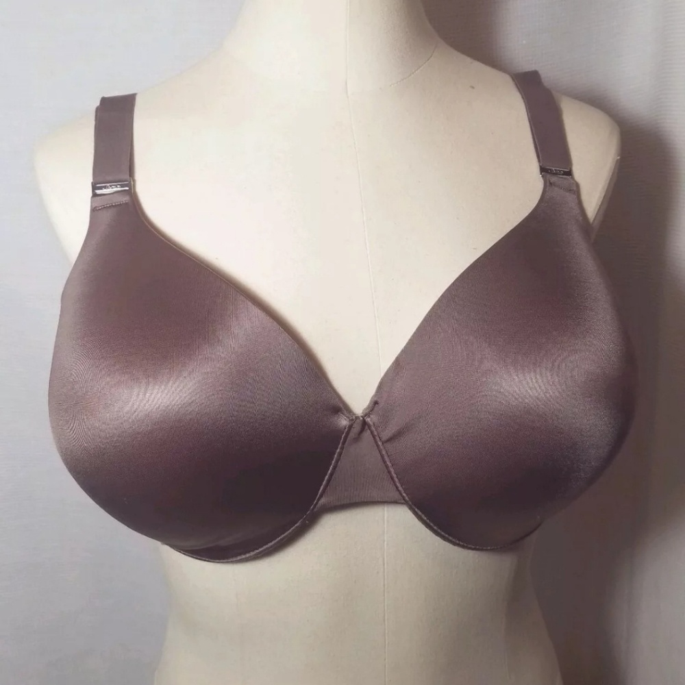 Soma 38D Vanishing Back Bra Full Coverage Taupe